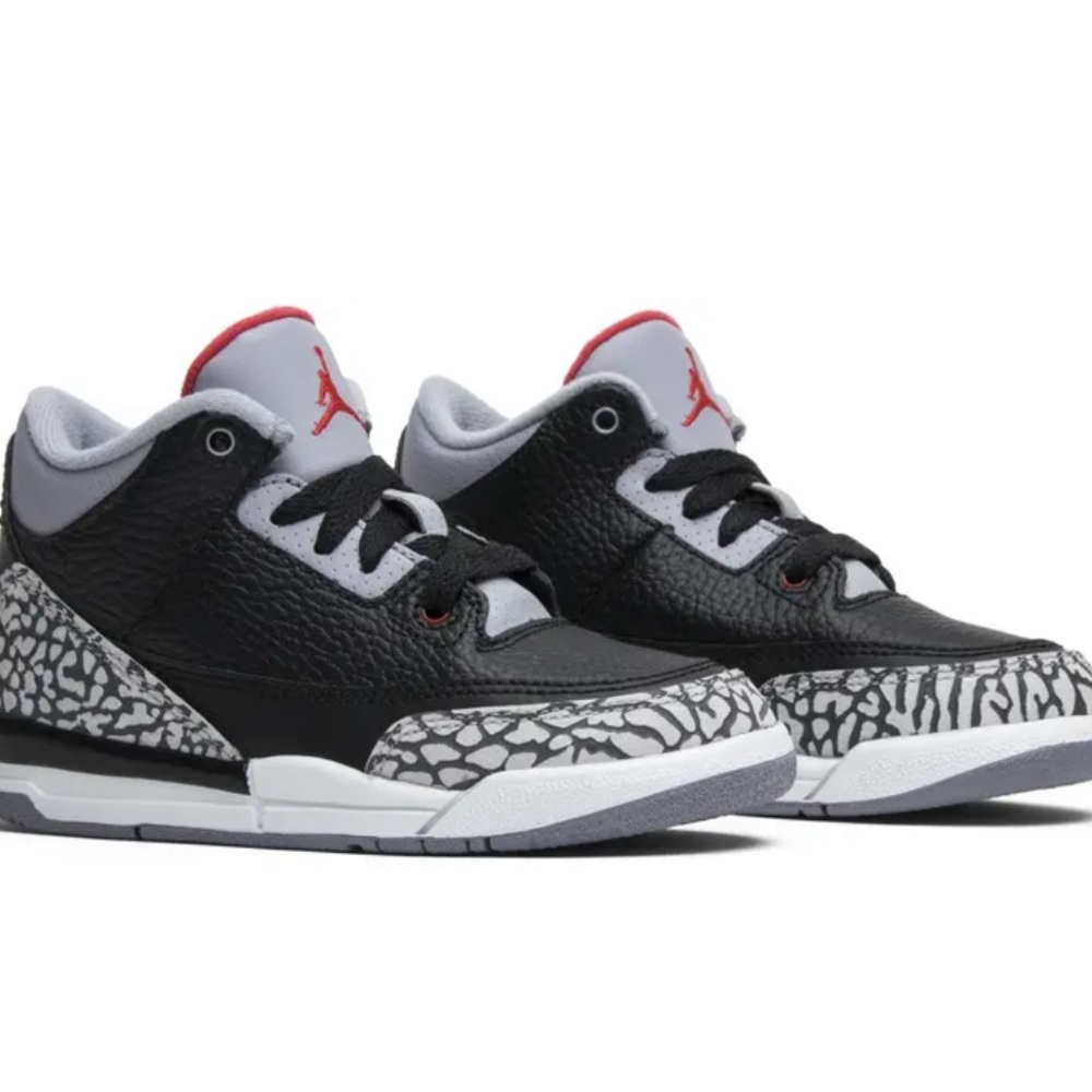 Jordan Kids Black and White Sneakers